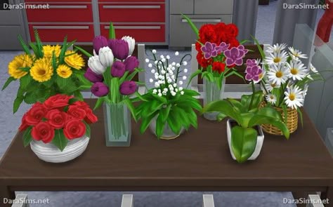 Sims 4 Skills, Deco Sims, Mixed Bouquet, Die Sims 4, Sims 4 Clutter, Sims 4 Mm Cc, Sims Games, Sims 4 Mm, The Sims 4 Download