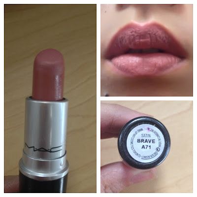 Mac Brave Lipstick, Mac Brave, Kylie J, The Mod, Nude Lipstick, Makeup Swatches, Mac Makeup, Mac Lipstick, Beauty Life