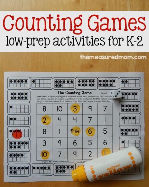 The Measured Mom, Measured Mom, Counting Games, Math Number Sense, Math Intervention, Math Counting, Math Methods, Math Workshop, Math Activities Preschool