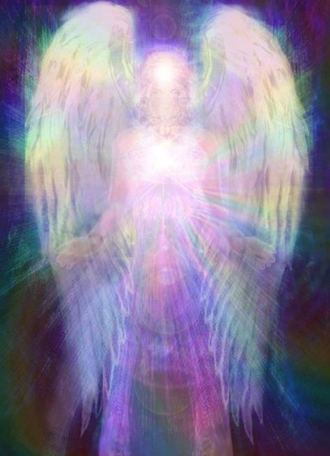 Angel Aurora: Look For The Rainbows I Believe In Angels, Dream Painting, Angelic Realm, Angels Among Us, Angels In Heaven, Angel Pictures, Guardian Angels, Angels And Demons, Fairy Angel