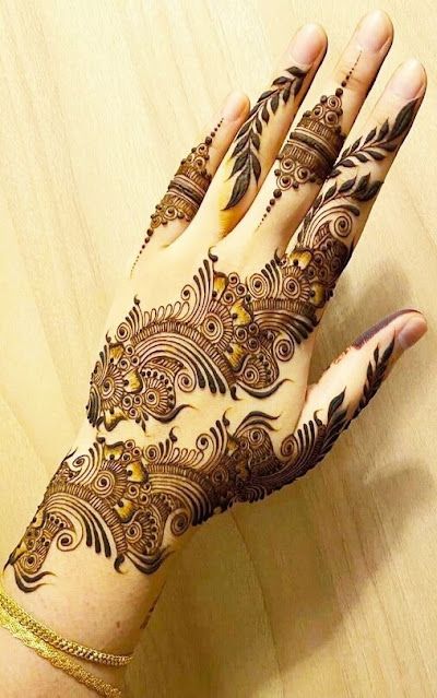 Mehndi Design For Bridal, Photo For Wedding, Wedding Mehndi Design, Back Hand Henna Design, Mehndi Designs Bridal, Back Hand Henna, New Mehndi Design, Beautiful Simple Mehndi Design, Short Mehndi Design