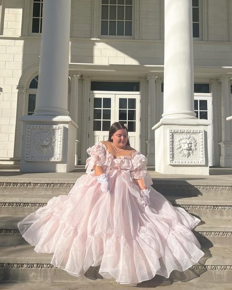 Sugarplum dreams 🎀☁️🩰 Wearing the @selkie Carriage Gown 🏹 Code “molliedaniela” for 10% off at selkiecollection.com! #selkie #selkiecollection #selkiegown #selkiedress #princessdress #princessgown #gown #plussizegown #plussizedress #fluentinpink #pinkpinkpink #pinkaesthetic #pinkdress #coquetteaesthetic #dolletteaesthetic #softgirl #softgirlaesthetic #pinkmas #losangelesblogger Princess Dress Plus Size, Selkie Wedding Dresses, Selkie Dress Plus Size, Selkie Dress Wedding, Selkie Gown, Pink Selkie Dress, Black Princesscore, Plus Size Princess, Selkie Dress