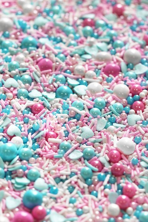 Sprinkles Aesthetic, Candy Beads, Fancy Sprinkles, Salty Cake, Gender Reveal Cake, Candy Cake, Palm Kernel Oil, Orange Cake, Coconut Cake