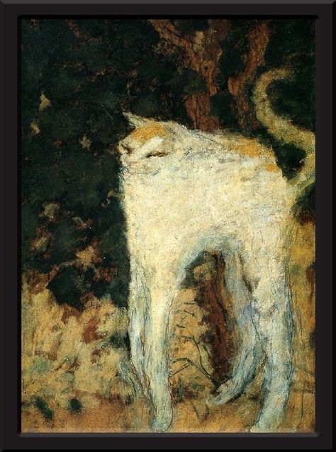 23 Famous Cat Paintings That Have Made History Hiss-terical! Bonnard Paintings, Vermeer Paintings, Still Life Artists, Arte Peculiar, Pierre Bonnard, Soyut Sanat Tabloları, Art Et Illustration, Post Impressionists, Arte Horror