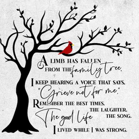 Sympathy Verses, Cardinal Svg, Family Tree Svg, Halloween Apothecary Labels, Memorial Svg, In Loving Memory Quotes, Sympathy Quotes, Drawing Programs, Autumn Quotes