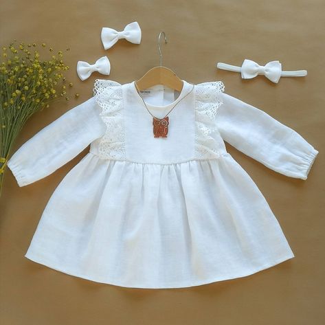 Baby girl white dress