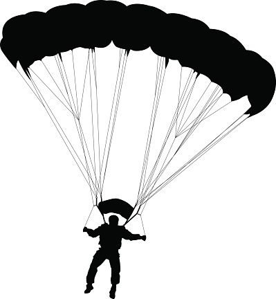 Paratrooper clipart #5 Paratrooper Tattoo, Small Parachute Tattoo, Parachute Coloring Page, Parachute Illustration, Parachute Silhouette, Army Drawing, Remembrance Day Art, Bubble Drawing, Animated Wallpapers For Mobile