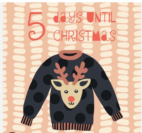 5 Days Till Christmas, 5 Days Until Christmas, Christmas Advent Calendars, Days Till Christmas, New Template, Days Until Christmas, Christmas Advent Calendar, Advent Calendars, Number 5