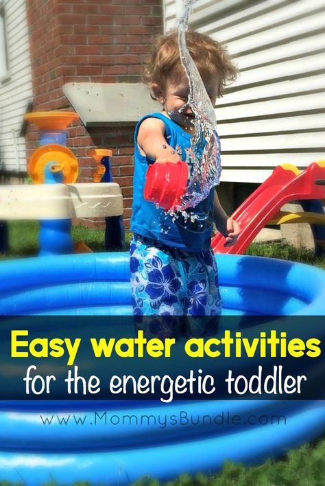 Now that the warmer weather is finally upon us, it’s time to start thinking about summer activities to do with the kiddos! I can’t wait to let my kids run around outdoors and burn off all that energy little boys especially tend to carry. My boys love making messes and splashing around, so I knew … Toddler Pool Activities, Outdoor Water Activities For Toddlers, Toddler Activities On A Hot Day, Wonderful Water Activities For Toddlers, Water Activities For Toddlers, Waterplay Toddler, Release Energy, Baby Surf, Pool Activities