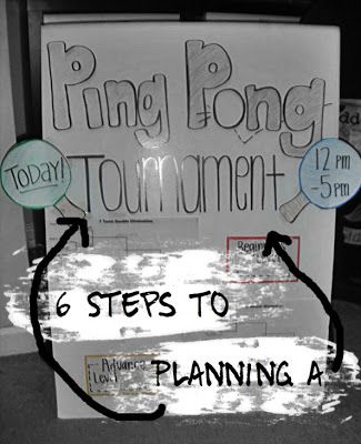 6 Steps to Planning a Ping Pong Tournament Ping Pong Tournament Bracket, Beer Pong Tournament Ideas, Ping Pong Tournament Party, Ping Pong Party, Ping Pong Tournament, Youth Group Events, Pong Tournament, Beer Pong Tournament, Table Tennis Tournament