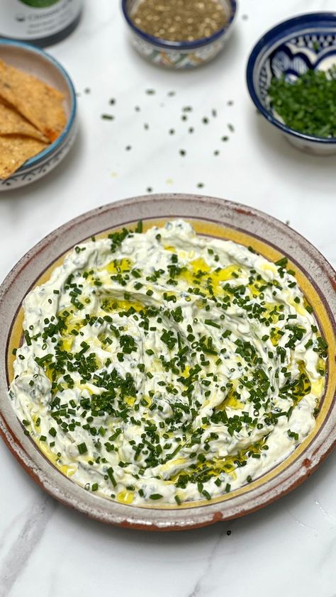 Chive Dip Recipes, Pickled Chillies, Chive Dip, Family Dinner Night, Blockbuster Video, Cream Cheese Dips, Lemon Olive Oil, Spring Onions, Cream Cheese Recipes