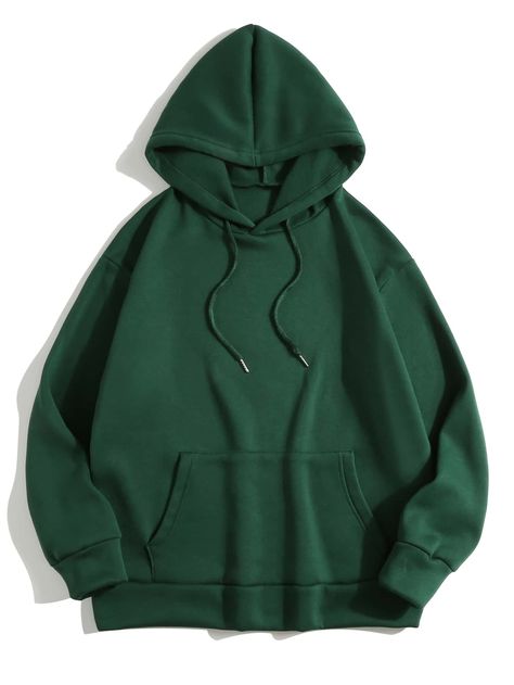 Dark Green Casual  Long Sleeve Polyester Plain Pullovers Embellished Slight Stretch Spring/Fall Women Sweatshirts Black Zip Up Hoodies, Green Hoodies, Champion Sweater, Hoodies Men Style, Plus Size Pullover, Green Hoodie, Hoodies Mens, Sweatshirt Women, Black Zip Ups