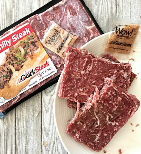 Gary's QuickSteak Sirloin Steak "Puck" Philly Cheese Steak Soup, Cheese Steak Soup, Philly Cheesesteak Soup, Soup In A Bread Bowl, Quick Steak, Cheesesteak Soup, Low Cal Dinner, Grilled Burger Recipes, Chicken Fried Steak Recipe