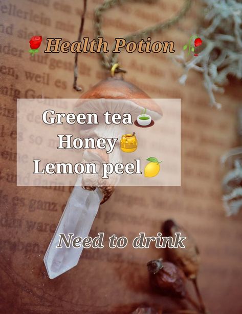 Health Potion Recipe Wicca Potions Recipes, Potions Recipes Witchcraft, Drinkable Potions, Beauty Potion, Potion Recipes, Health Potion, Potions Recipes, Witch Potion, Button Maker