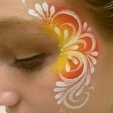 Festival Face Paint, Face Painting Tips, Cheek Art, Girl Face Painting, Festival Face, Face Painting Easy, Face Paint Makeup, Kids Face Paint, Simple Face