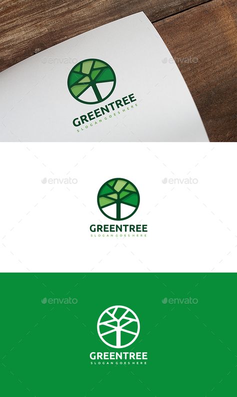 Green tree logo.Click the image for more details. (This is an affiliate link) #Green#tree#logo. Nature Logo Inspiration, Gardener Logo, Eco Logo Design, Logo Garden, Logo Nature, Tree Logo Design, Nature Logo Design, Nature Logo, Eco Logo