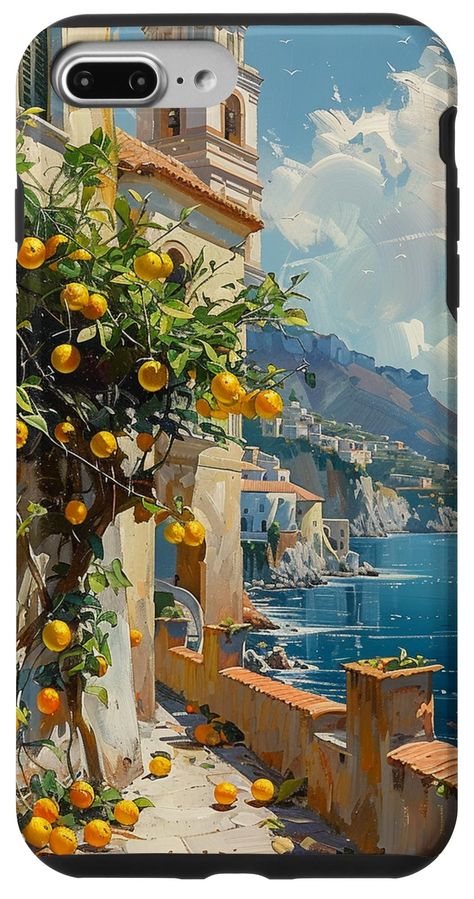 PRICES MAY VARY. Amalfi Coast, The Amalfi Lemon Medica Picturesque Mediterranean Amalfi Coast Lemon Italy Two-part protective case made from a premium scratch-resistant polycarbonate shell and shock absorbent TPU liner protects against drops Printed in the USA Easy installation Lemons Amalfi Coast, Lemon Italy, Amalfi Lemons, Buy Iphone 7, Summer Art Projects, Italian Coast, Buy Iphone, Mediterranean Sea, Summer Art