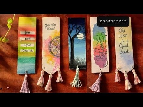 6 Easy Pagemarker Tutorial/How to make bookmarks/pagemarker ideas - YouTube How To Make Easy Bookmarks, How To Make A Bookmark, Make Bookmarks, Diy Step By Step, Wooden Steps, Unique Bookmark, Diy Bookmarks, How To Make Bookmarks, Make It Simple