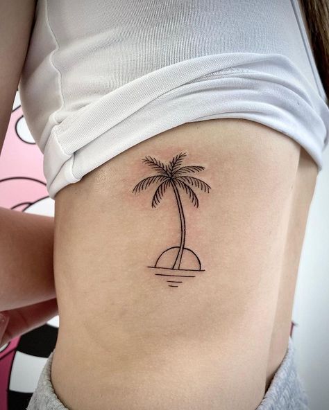 Palm Tree Tattoo Ideas, Tree Tattoo Ideas, Small Palm Trees, Tattoo Reference, Tree Tattoo Designs, Palm Tree Tattoo, Beachy Vibes, Tree Tattoo, The Nature