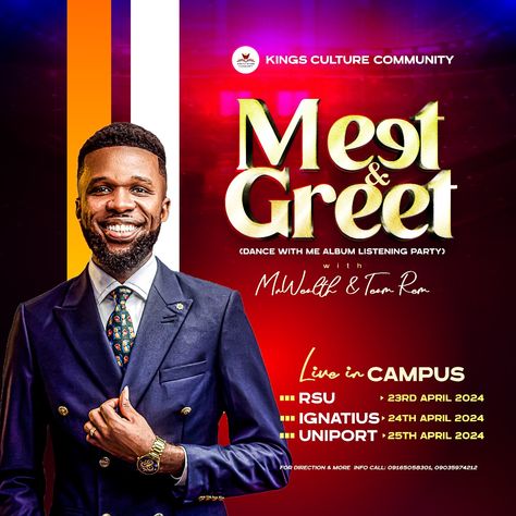 Meet And Greet, Flyer Design, Quick Saves, Design