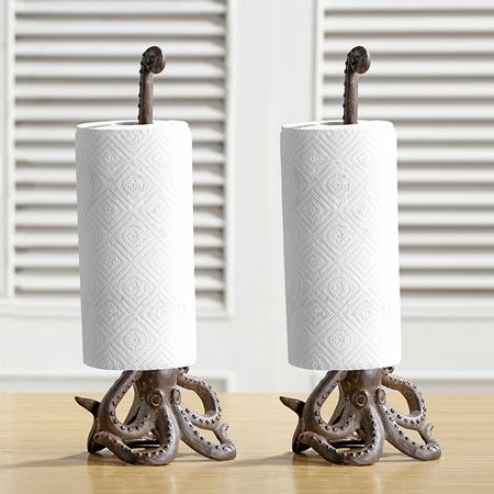 Paper Towel Holders, Black Forest Decor, Towel Holders, Unusual Home, Kitchen Paper, Coastal Kitchen, Paper Towel Rolls, Paper Towel Holder, Napkin Holder