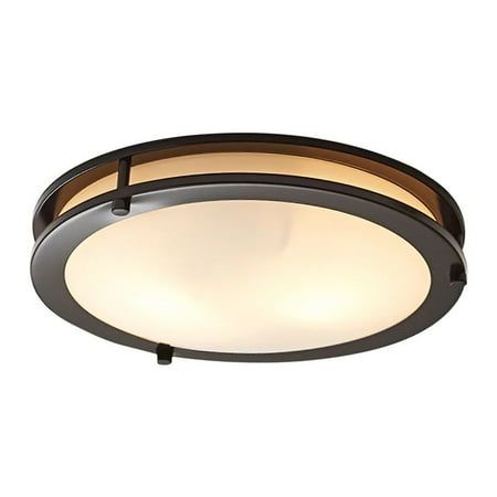 Surface-mounted Two Ring Flush ceiling light provides an ample amount of long-lasting and general purpose, maintenance-free light that costs little to operate. High gauge steel housing with ring design and white diffuser Ideal for ceiling or wall mounting applications. Our Flush Mount light in Bronze finish complements any space and installation is easy. Designed for indoor ceiling installation, this fixture is perfect for any room, hallway, or foyer. Bulbs are not included, so any type of bulb Bronze Living Room, White Diffuser, Flushmount Ceiling Light, Modern Led Ceiling Lights, Flushmount Ceiling Lights, Flush Mount Lights, Ceiling Installation, Light Fixtures Flush Mount, Ceiling Fan Chandelier