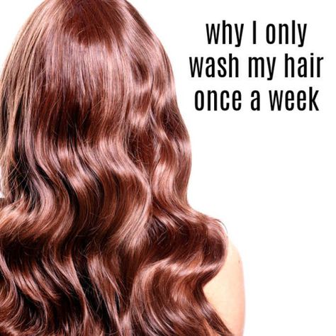 Have you ever wondered how often should you wash your hair?  Find out how and why I only wash my hair once a week! Save time and make your hair healthier. Best Essential Oils For Hair, Essential Oils For Hair Growth, Oils For Hair Growth, Salt Art, Oils For Hair, Salt Painting, Improve Hair Growth, Lip Balm Recipes, Hair Washing