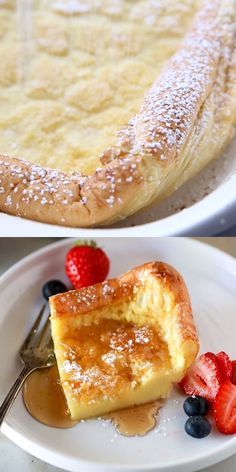 Baked Pancakes Oven, Five Ingredient Recipes, German Pancake Recipe, Easy Breakfast Bake, German Pancakes Recipe, Brunch Foods, German Pancakes, Breakfast Idea, Fluffy Pancakes