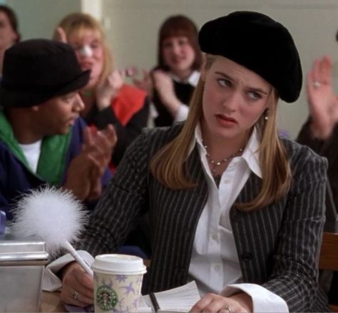 Clueless 1995, Cher Horowitz, Alicia Silverstone, Clueless, A Woman, Coffee