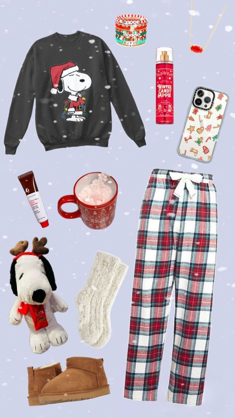 #christmas #snoopy #outfitinspo #pajamas Christmas Snoopy, Christmas Pjs, Snoopy Christmas, Pajamas, Snoopy, Candy, Outfit Inspo, Christmas