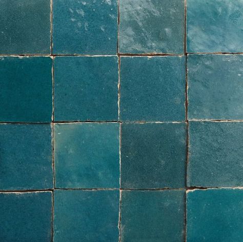 clé tile on Instagram: "opals carved from the deepest earth inspired our fired opal glaze which features varying shades of blues, turquoise, teal and occasional tans. if your project needs a magical blue that transforms at every glance of the eye or turn of each hour, then fired opal is for you. now in stock. tile: fired opal zellige, 4x4 #cletile #tiletheworld #tile #tiles #firedopal #greentile #bluetile #zelij #zellige #cleheritage #designemboldened" Blue Green Tile, Teal Tile, Cle Tile, Shower Surround, Green Tile, Square Tile, Blue Tiles, Handmade Tiles, House Flooring