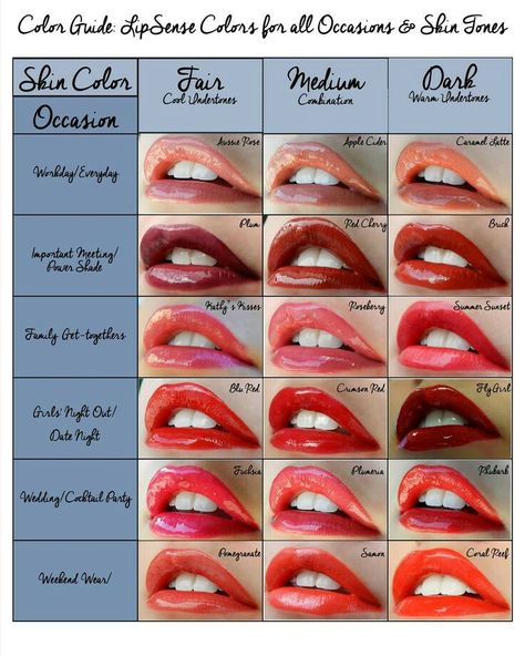 Different shades for Different Occasions Lipsense Colors Chart, Lipsense Lip Colors, Best Lipstick Color, Long Lasting Lip Color, Senegence Lipsense, Lipsense Colors, Color Lipstick, Best Lipsticks, Lip Colour