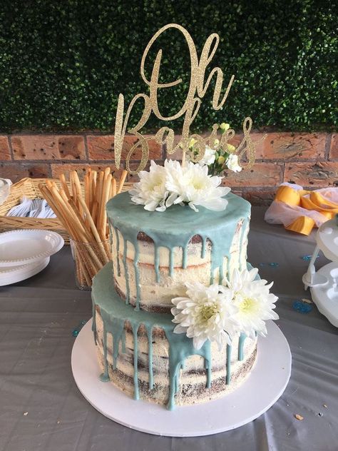 Oktoberfest Gender Reveal, Baby Boy Baby Shower Cakes, Pumpkin Baby Shower Cake Boy, Dusty Blue Baby Shower Cake, Boho Baby Shower Cake Boy, Winter Baby Shower Cake Boy, Baby Boy Cakes For Baby Shower Blue, Simple Blue Baby Shower Ideas, Baby Boy Shower Desserts