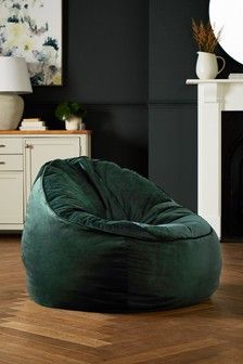 Sitting Ideas, Velvet Bean Bag, Modern Bean Bags, Bean Chair, Bean Bag Living Room, Little Life, Moroccan Mosaic, Plush Sofa, A Little Life