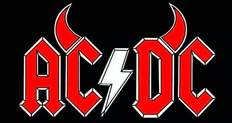 AC DC Metal Band Logo Design, Ac Dc Tattoo, Acdc Artwork, Acdc Tattoo, Cool Screensavers, Ac Dc Logo, Ac/dc, Pentagram Tattoo, Acdc Logo