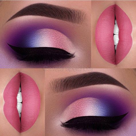 851 Likes, 5 Comments - Gerard Cosmetics (@gerardcosmetics) on Instagram: “How is this even real  @swetlanapetuhova created makeup perfection our Honeymoon liquid lipstick.…” Make Up Designs, Smink Inspiration, Makijaż Smokey Eye, Purple Eyeshadow, Stunning Makeup, Makeup Pictures, Makeup Designs, Makeup Goals, Eye Make