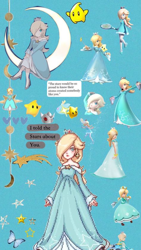 #Rosalina #star #aesthetic #pinterest #mario Rosalina Mario Aesthetic, Rosalina Star, Mario Icons, Magical Aesthetic, Mario Princesses, Star Woman, Princess Rosalina, Non Disney Princesses, Super Mario Rpg