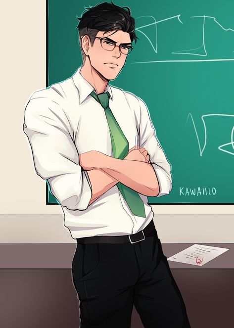 If this fucker was my teacher and said 'If you get a problem wrong I'm gonna kiss you' I would have blasted Male Professor, Drawing Poses Male, Twitter Profile Picture, Ice Art, Male Teacher, Anime People, Guy Drawing, Yuri On Ice, Anime Poses Reference