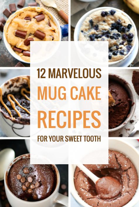 Best Mug Cake, Mug Dessert Recipes, Microwave Mug Recipes, Mug Cake Recipes, Dessert In A Mug, Amazing Cupcakes, Easy Mug Cake, Peanut Butter Mug Cakes, Vanilla Mug Cakes