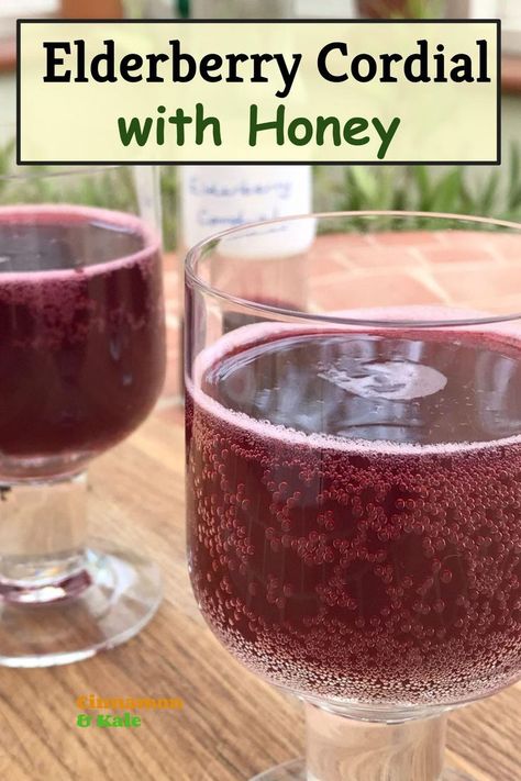 This quick and easy elderberry cordial recipe is sweetened with a little honey. Enjoy as a hot winter drink, or as a refreshing cold drink in the summer.