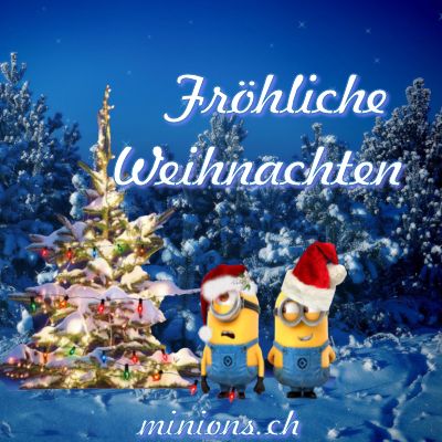 Merry Christmas - Fröhliche Weihnachten | minions.ch Merry Christmas Minions, Chicken Cupcakes, Chicken Pinwheels, Vintage Happy New Year, Minion Christmas, Happy Xmas, Party Poppers, Shot Recipes, Minions Quotes