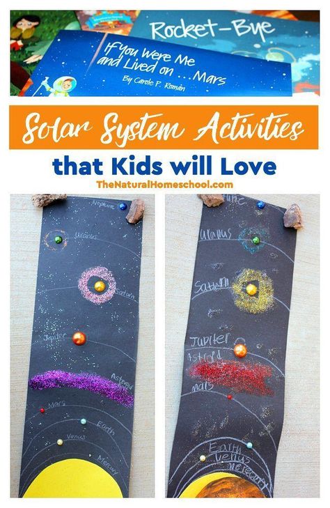 We love reading, learning, studying and making hands-on planet projects! In this post, we will show you a set of super fun Solar System activities for kids! Solar System Activities For Kids, Space Stem, Homeschooling Science, Planets Activities, Solar System Projects For Kids, Solar System Unit, Solar System Activities, Planet Project, Space Activities For Kids