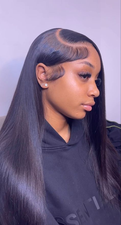 Hd Lace Frontal Wigs, Frontal Wig Hairstyles, Side Part Hairstyles, Birthday Hairstyles, Hd Lace Frontal, Lace Frontal Wigs, Frontal Hairstyles, Pretty Braided Hairstyles, Hair Ponytail Styles