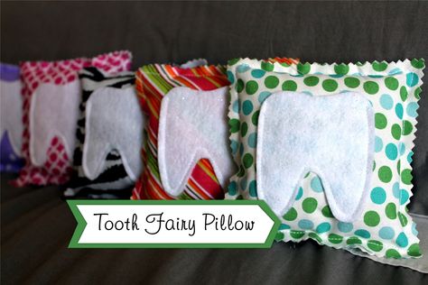 Tooth fairy pillow. So cute, and so easy Find it, Make it, Love it Tooth Fairy Pillow Diy, Tooth Fairy Pillow Pattern, Tooth Fairy Pillows, Trending Crafts, Diy Tooth Fairy, Tooth Pillow, Diy Teething, Pillow Tutorial, Craft Shows