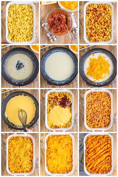 Mac N Cheese With Pulled Pork, Bbq Pork Mac And Cheese, Pulled Pork Mac And Cheese Recipes, Pulled Pork Mac N Cheese, Mac N Cheese Casserole, Pulled Pork Mac And Cheese, Pork Mac And Cheese, Cheesy Dinner, Velveeta Mac And Cheese