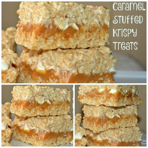 Caramel Bits, Krispie Treats Recipe, Rice Recipes For Dinner, Krispy Treats, Cereal Treats, Rice Crispy Treats, Crispy Treats, Rice Krispie Treats, Rice Krispie