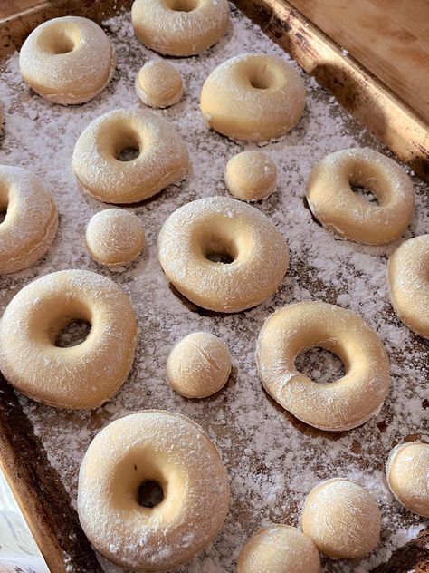 Sourdough Donut Holes, Donuts Homemade, Yeast Donuts, Sweet Glaze, Refined Coconut Oil, Unrefined Coconut Oil, Vanilla Glaze, Seed Oils, Donut Holes