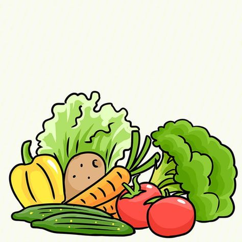 Vegetable Background, Vegetable Drawing, Vegetable Cartoon, Vegetables Food, Tree Logo Design, Food Promotion, Logo Design Health, Basket Drawing, Vegetable Illustration