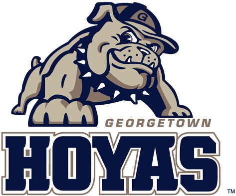 Georgetown University Hoyas Illini Basketball, College Visit, Georgetown Hoyas, Sport Branding, College List, Logo Mascot, Georgetown University, Sports Logo Design, Sports Team Logos