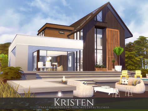 Modern Aesthetic Home Interior, Sims 4 Penthouse, Sims 4 Family House, Solo Living, Sims 4 Modern House, The Sims 4 Lots, Modern Family House, Die Sims 4, Sims 4 Family